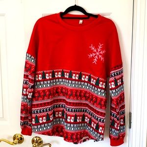 Christmas shirt. Light weight. Shirt tail for longer length.